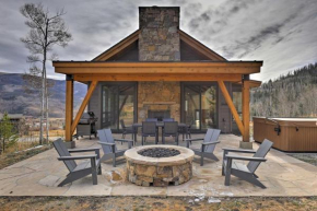 Hot Tub and Mtn Views at Modern Silverthorne Retreat